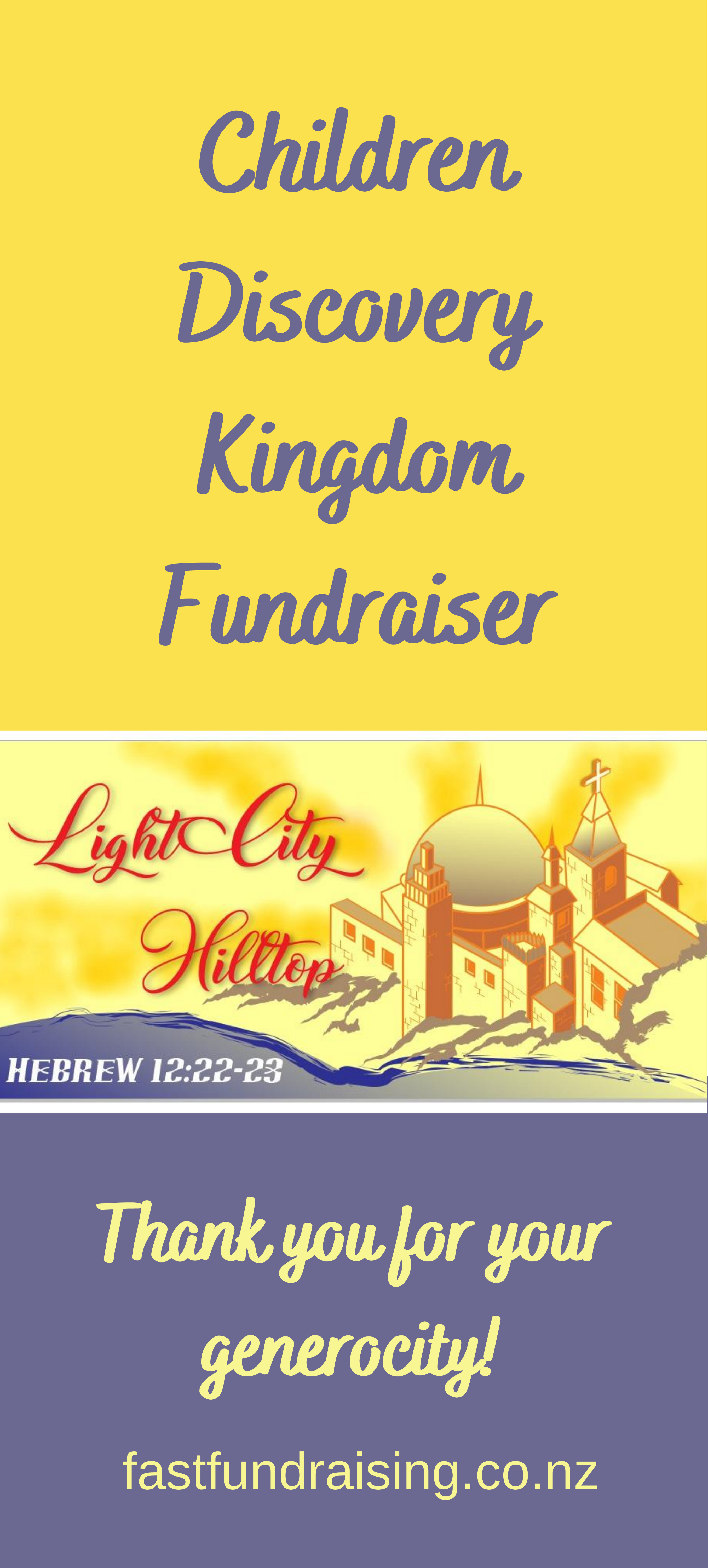 Religious Group Fundraiser